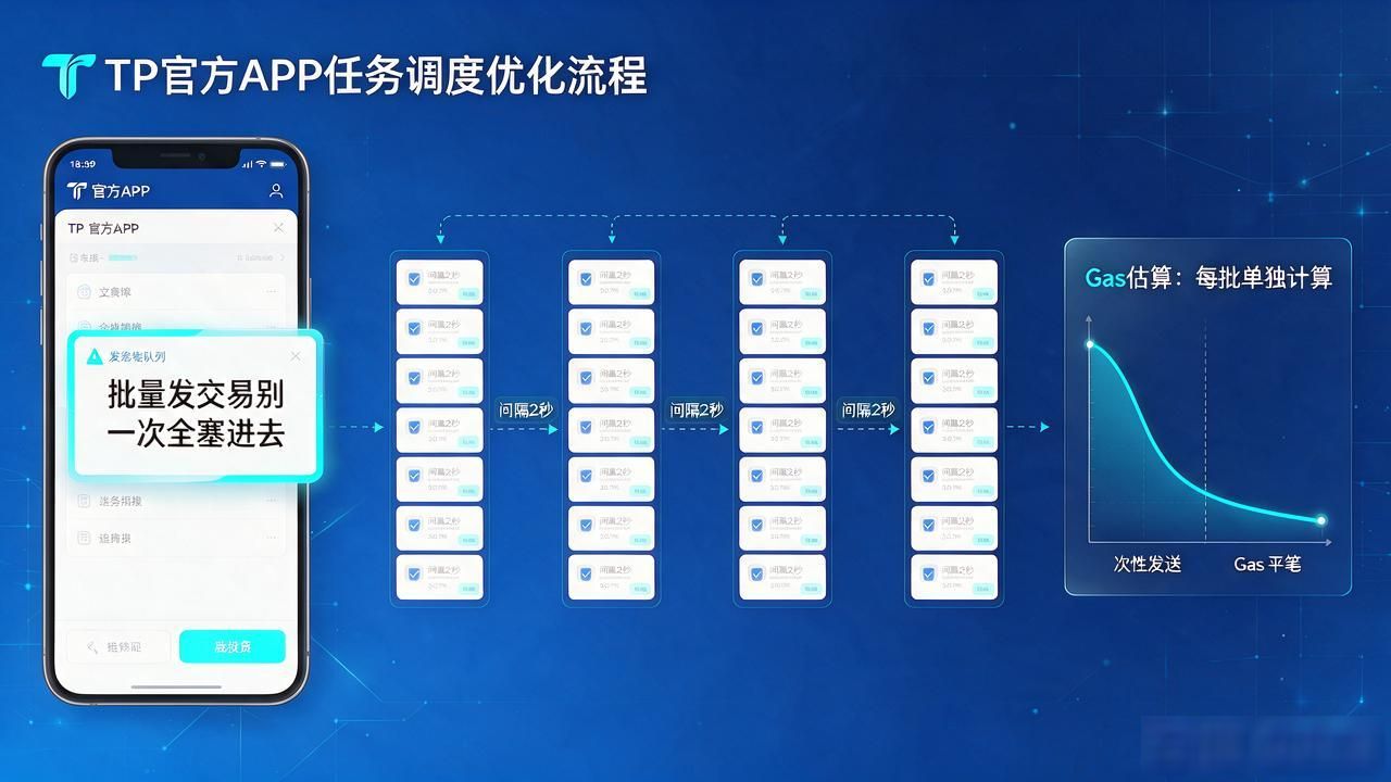 TP钱包批量交互任务队列配置_如何通过TP官方app下载优化任务调度?_TP钱包多链资产调度卡顿优化