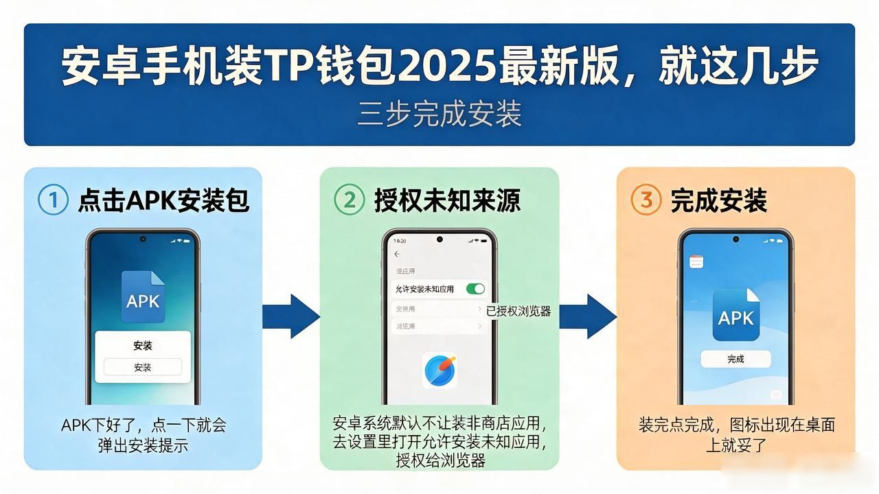 如何下载TP官方安卓2025钱包版本_TokenPocket官网下载APK方法_TP钱包2025最新版安卓安装教程