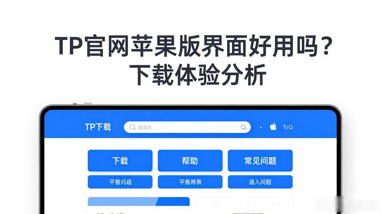 TP官网下载苹果版的用户界面友好性分析_简洁风格iOS网站设计_苹果版官网下载体验