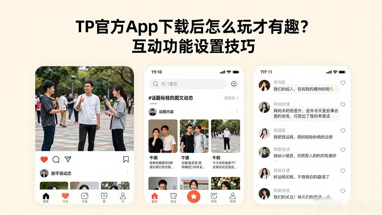 完善个人主页提升匹配度_如何在TP官方app下载中增加互动性?_使用TP官方App互动功能