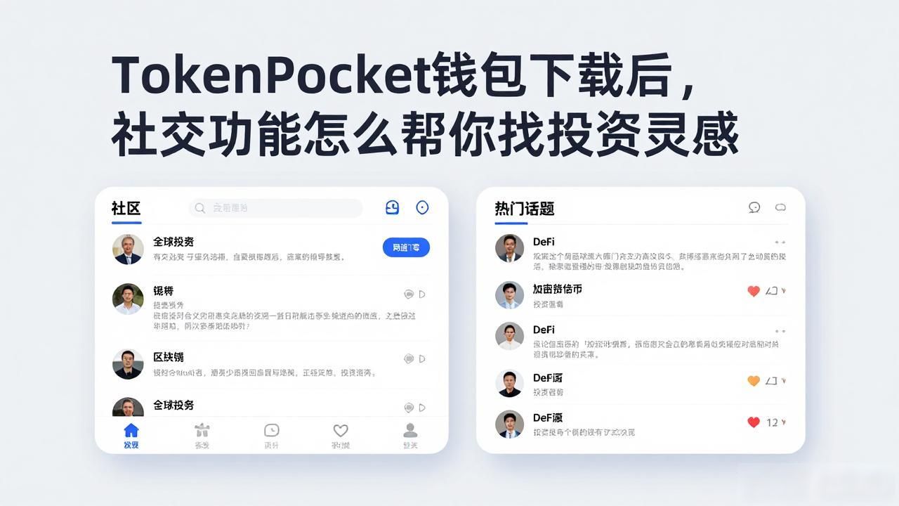 TokenPocket钱包社交功能_如何在tokenpocket钱包官网下载app中利用社交功能获取投资策略与灵感？_TokenPocket钱包官网下载