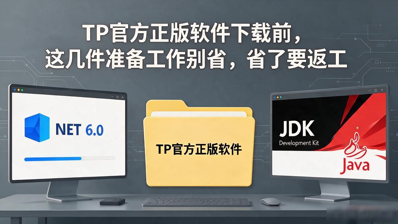 TP官方正版软件下载前的准备工作_确认系统环境_下载源核对官网地址