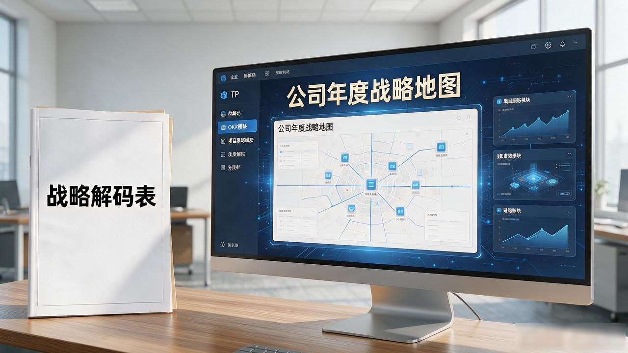 OKR模块与战略地图对齐_TP最新版战略管理配置_如何在TP最新版下载中实施战略管理?