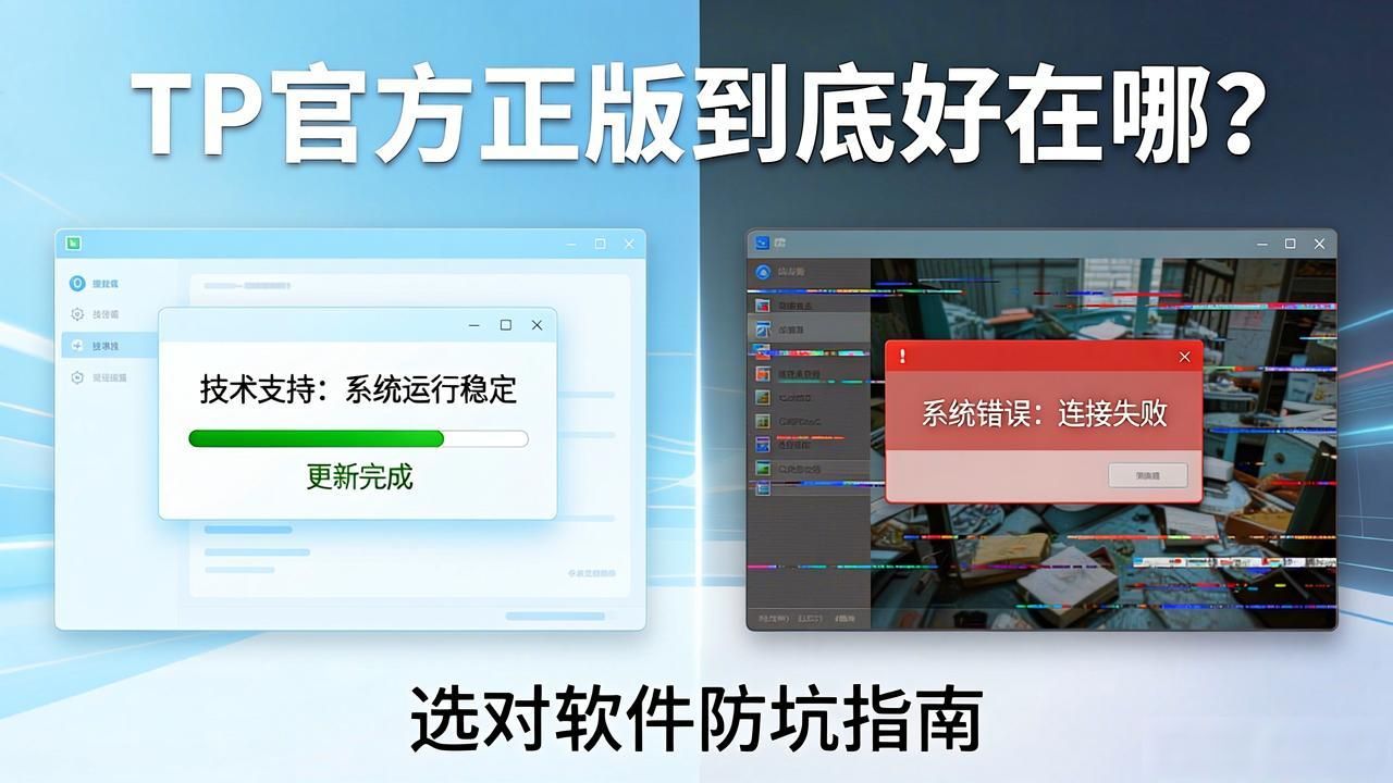 TP官方正版优势盘点：为什么选择正版更靠谱？_破解版软件风险_买软件正版优势