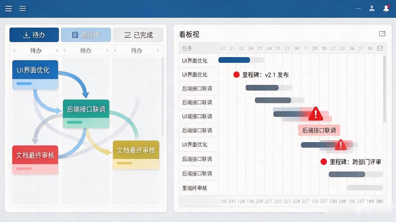 看板视图_项目管理工具_TP官方网站下载的项目管理工具概述