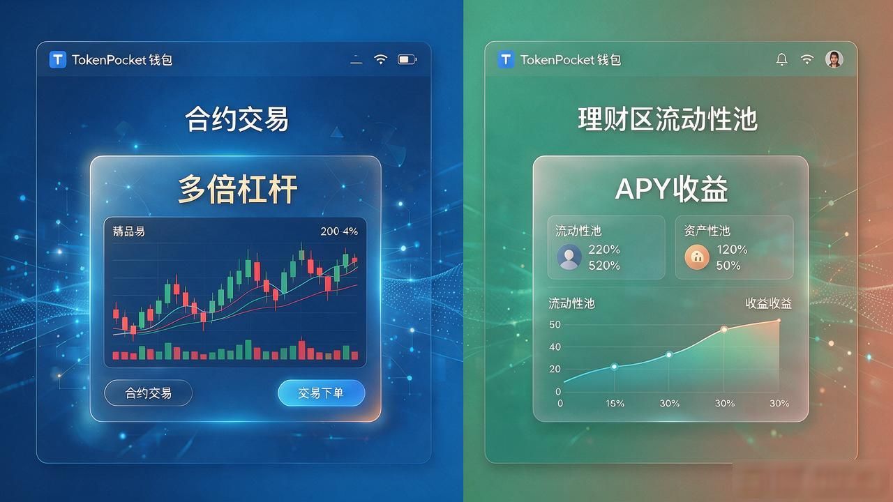 合约杠杆与链上理财模块使用指南_tokenpocket钱包官网下载app的多种交易模式,能否满足不同用户的需求?_TokenPocket钱包现货与DEX交易功能详解