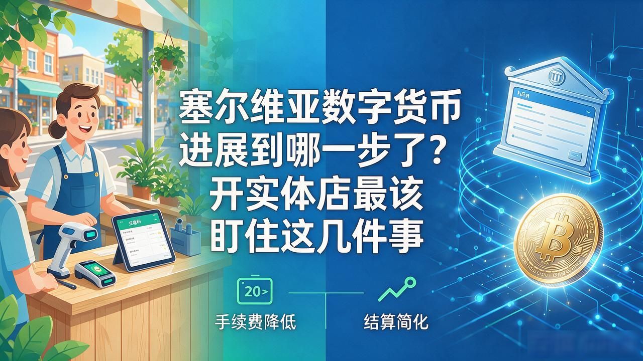 塞尔维亚数字货币进展到哪一步了？开实体店最该盯住这几件事