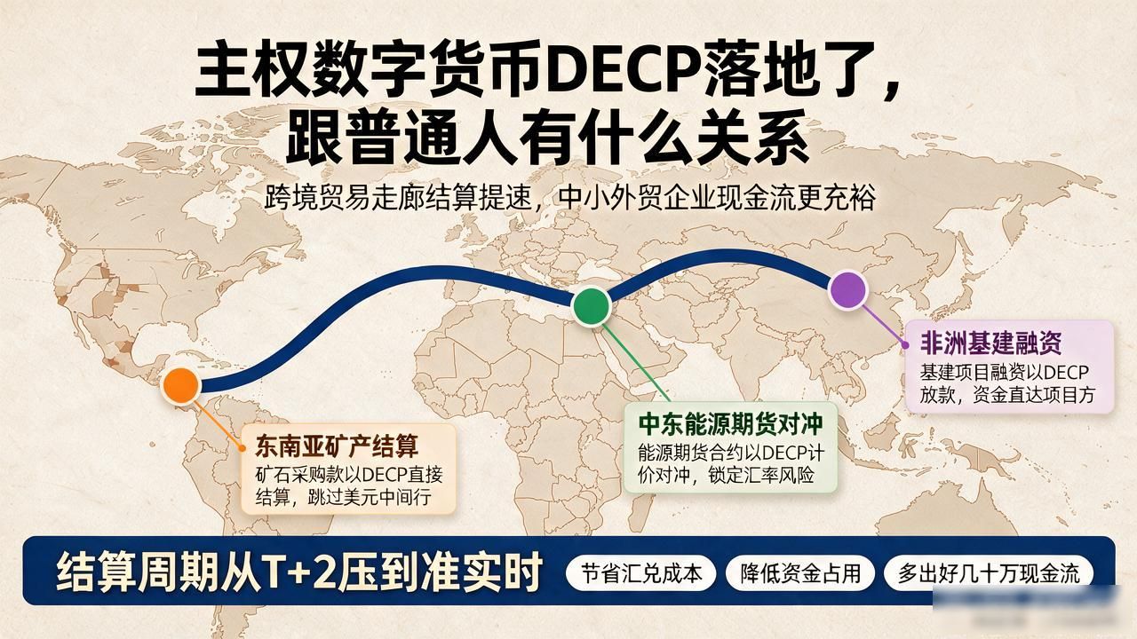 主权数字货币decp落地了，跟普通人有什么关系