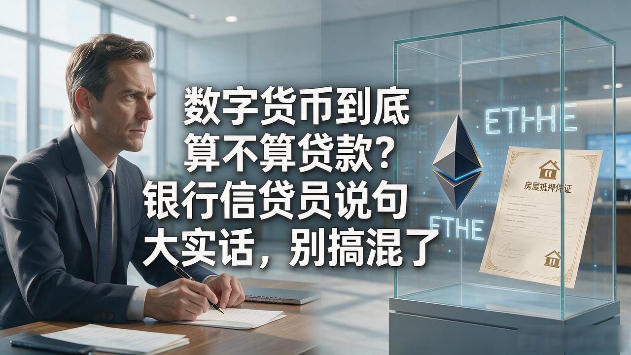 数字货币到底算不算贷款？银行信贷员说句大实话，别搞混了