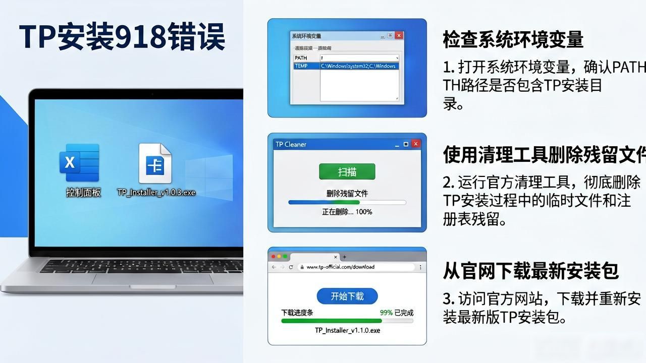 电竞圈TP安装918错误解决方法_tp官方下载安装过程中可能遇到的918错误及解决方案。_杀毒软件误判TP组件排查