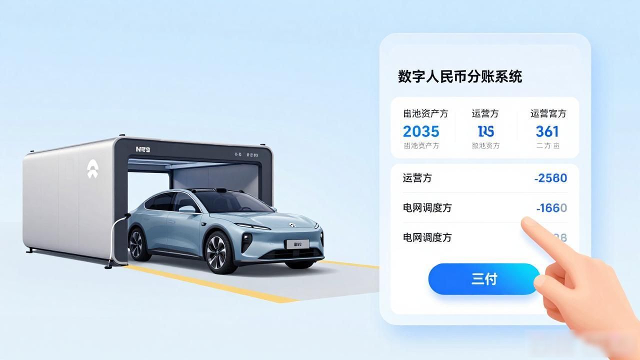 数字人民币换电站结算_广汽蔚来 数字货币_数字人民币充电桩结算