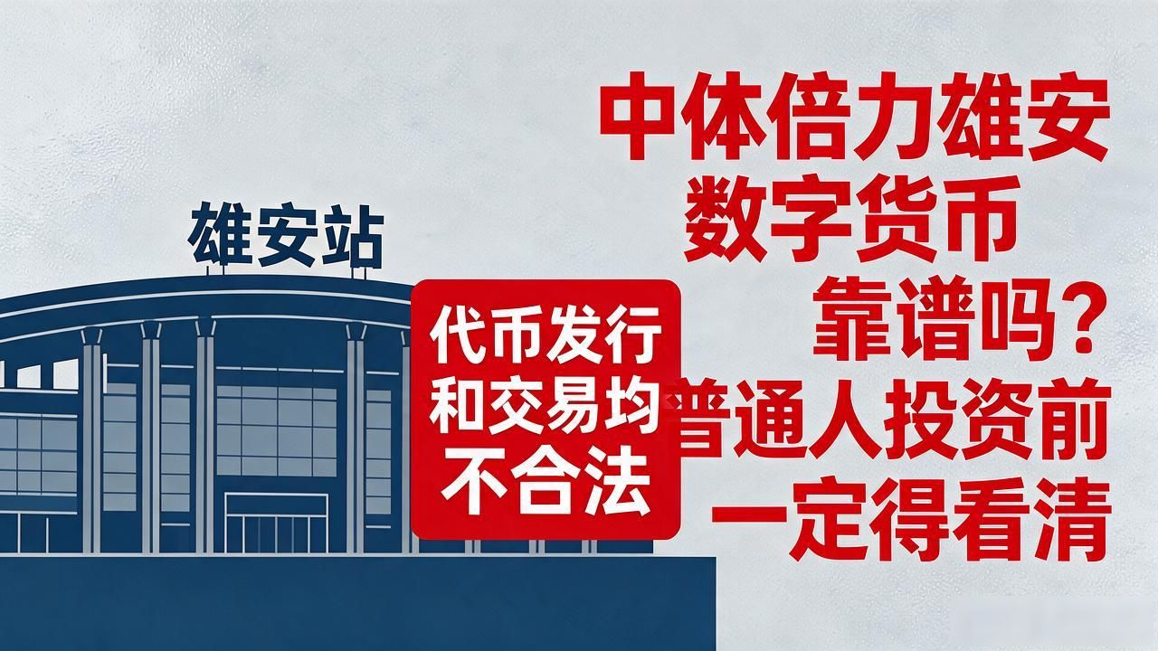 中体倍力雄安数字货币靠谱吗？普通人投资前一定得看清