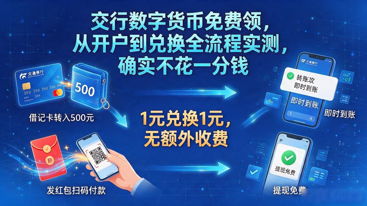 交行手机银行数字货币体验_交行数字货币手续费_交行数字货币免费