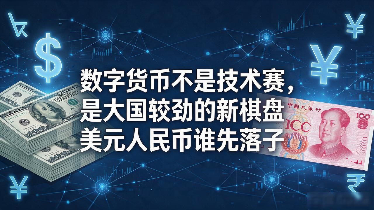 数字货币不是技术赛，是大国较劲的新棋盘，美元人民币谁先落子