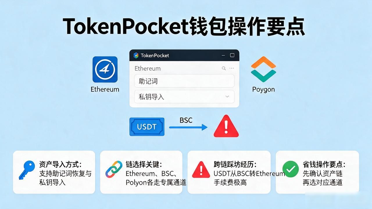 TokenPocket官网注册创建钱包助记词保存方法_TokenPocket导入资产链选择USDT转账手续费_掌握tokenpocket官方网站的操作流程,让你的数字资产管理更轻松!