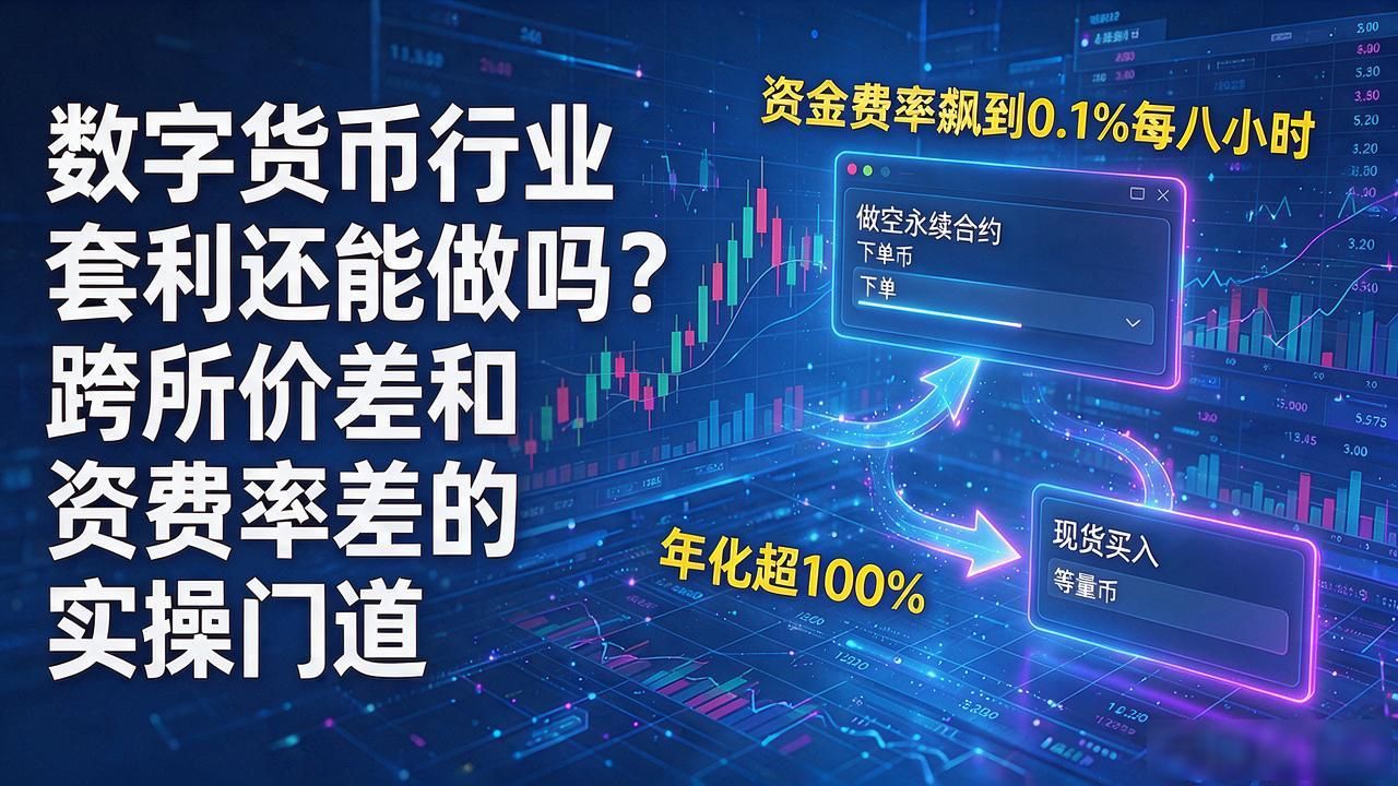 数字货币行业套利_数字货币跨所搬砖套利策略_链上资金费率套利年化收益