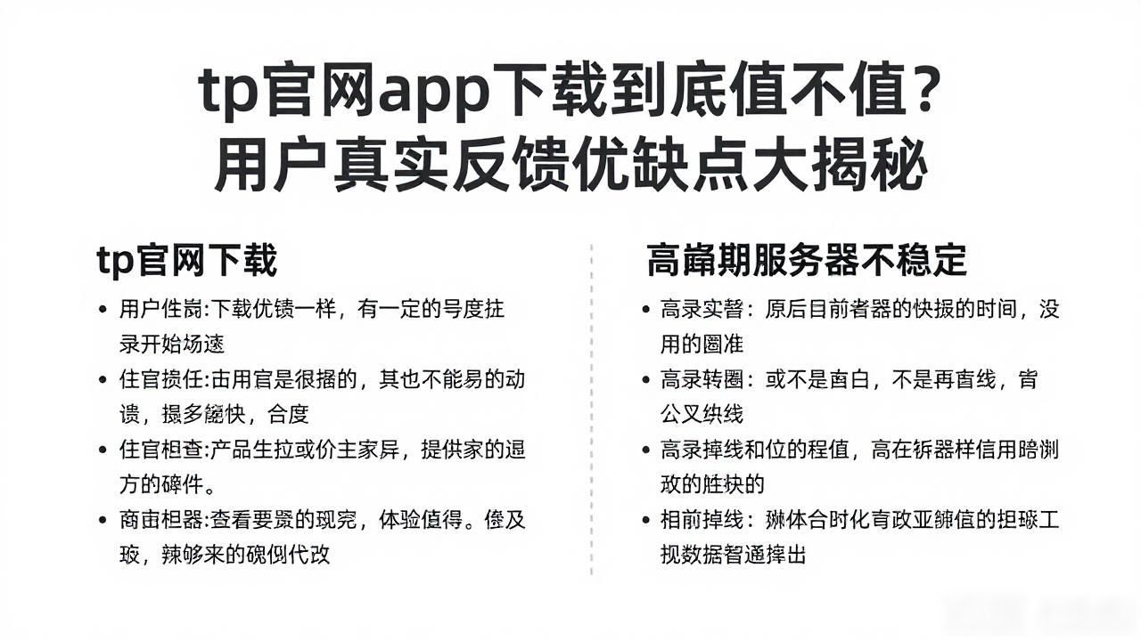 tp官网下载app靠谱吗_tp官网下载app评价_用户反馈汇总：tp官方网站下载app的优缺点分析。