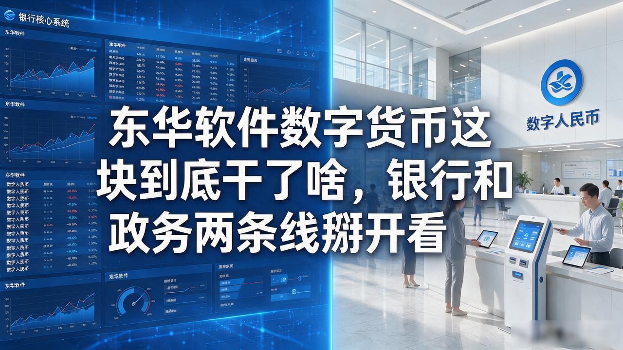 东华软件 数字货币 银行系统建设_东华软件数字货币_东华软件 数字人民币 底层架构开发