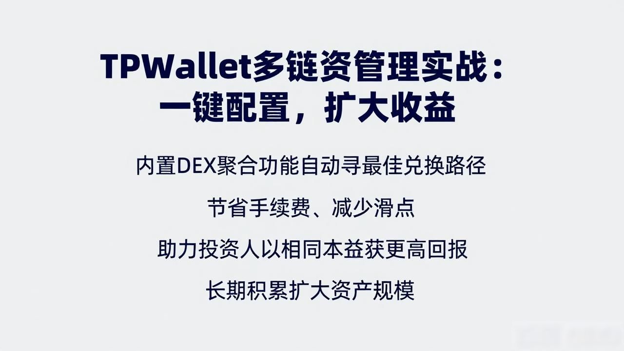 如何通过TPWallet扩大资产投资配置？_TPWallet提升资金利用率_TPWallet跨链资产管理