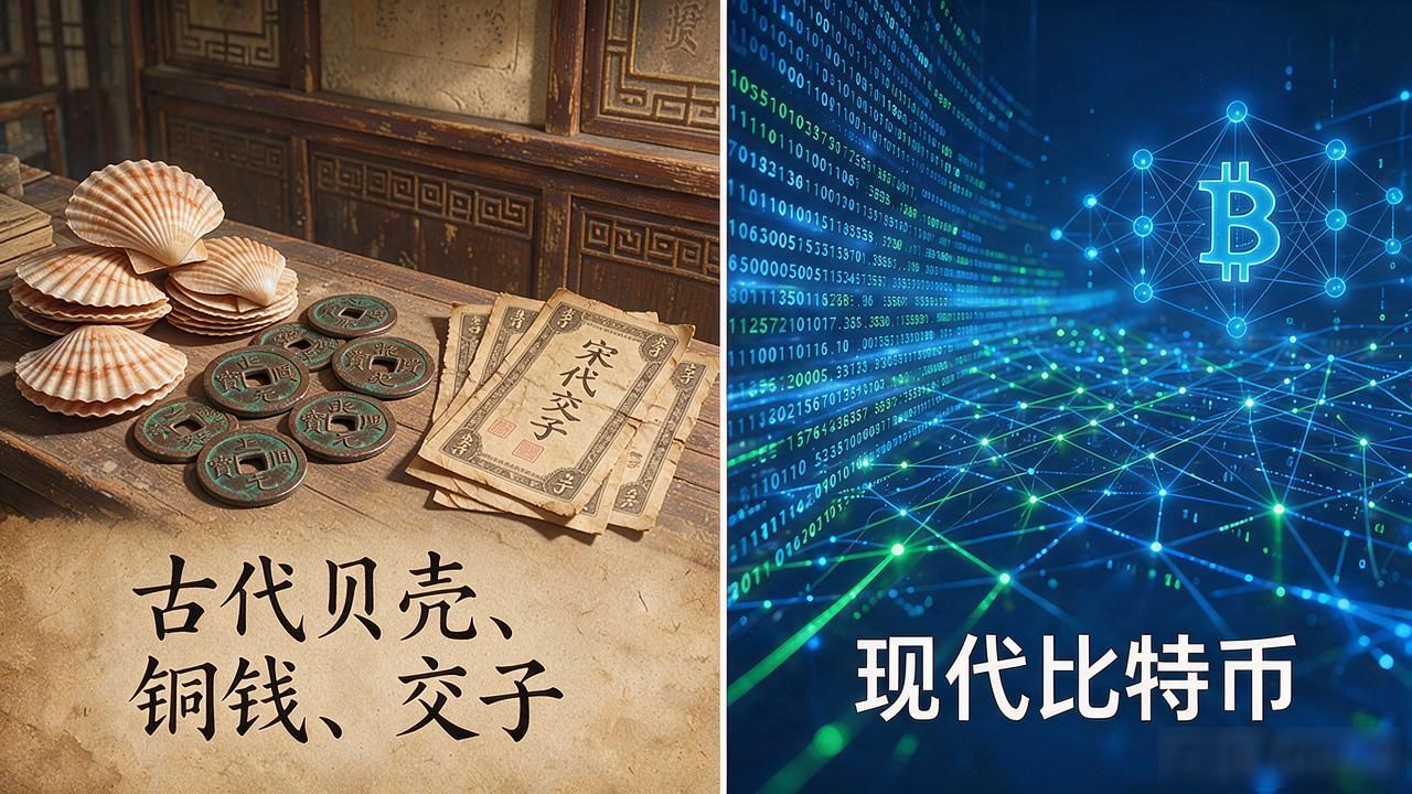 古代货币到数字货币演变_贝壳与比特币共识机制对比_古代也是数字货币吗
