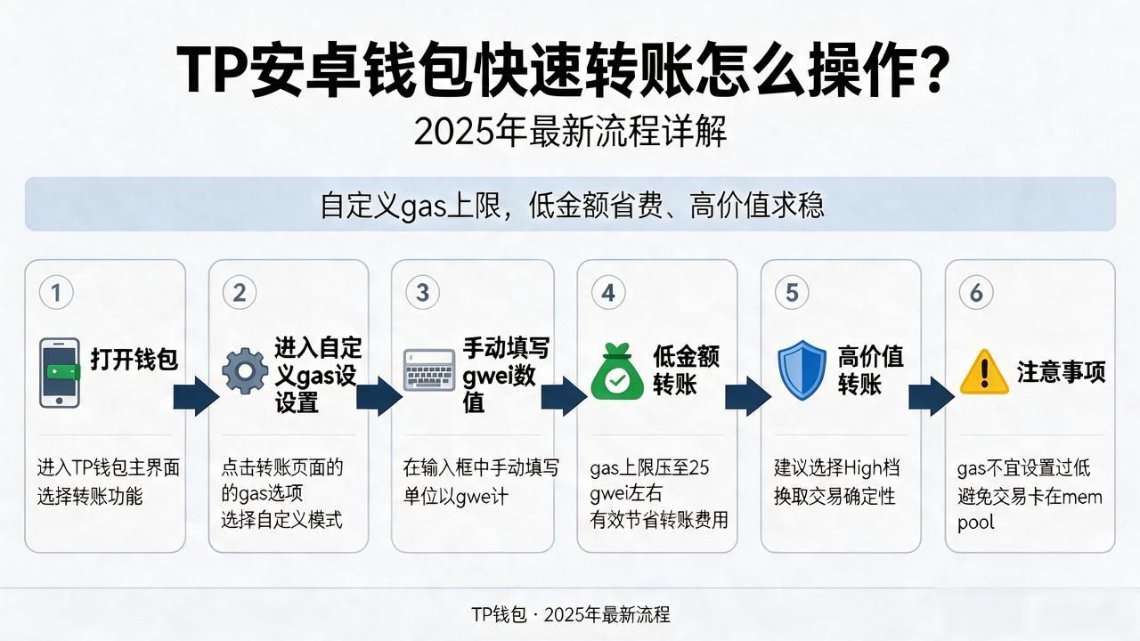 TP钱包自定义gas上限降低交易成本_TP安卓钱包2025转账手续费设置技巧_TP安卓钱包2025:快速转账的流程揭秘