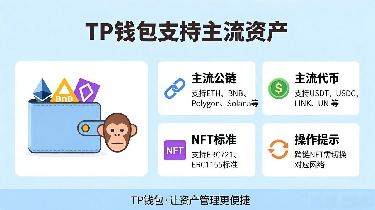 TPWallet支持的公链和代币_TPWallet支持哪些主流币种?_TPWallet的NFT功能