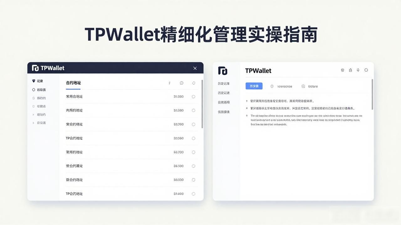 TPWallet多链资产管理工具_如何通过TPWallet实施精细化管理？_精细化数字资产管理策略
